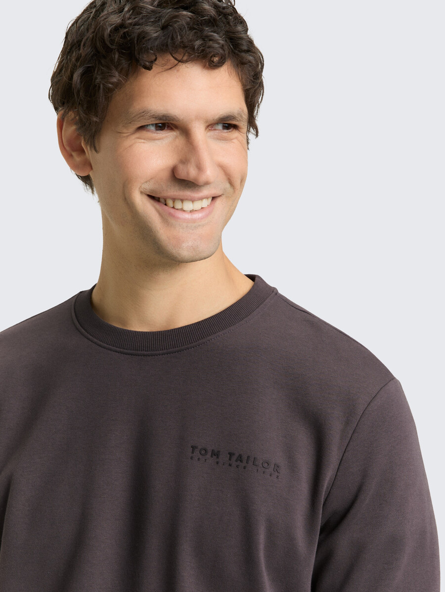 sweat-shirt à col rond