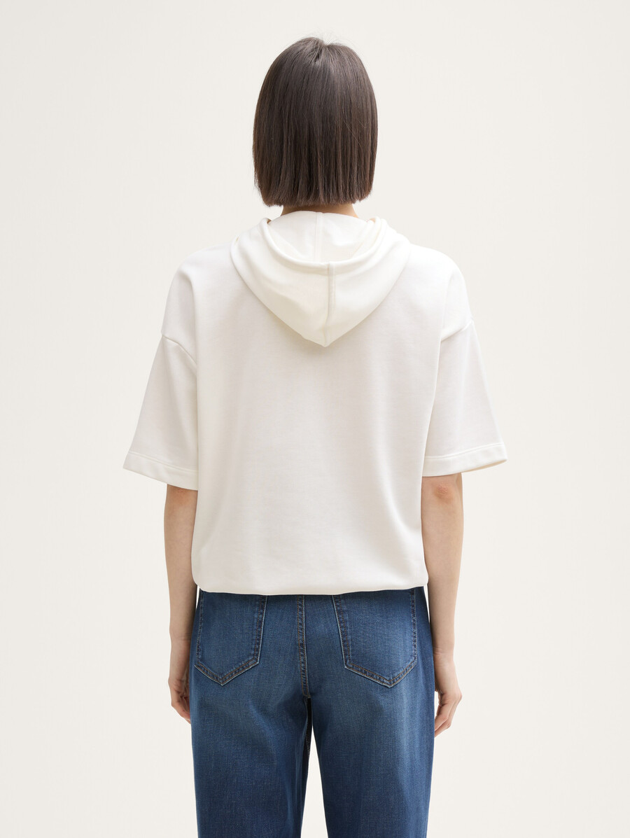 sweat à capuche imprimé