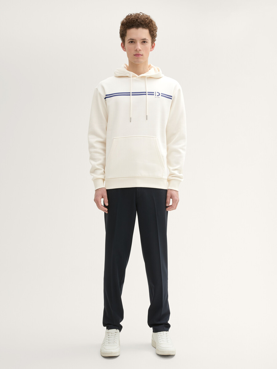 sweat à capuche imprimé