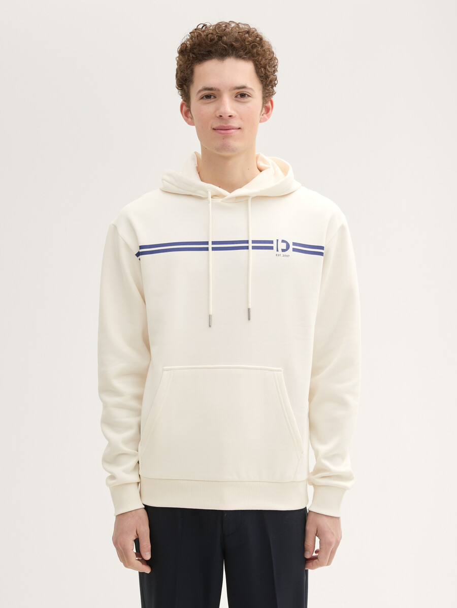 sweat à capuche imprimé