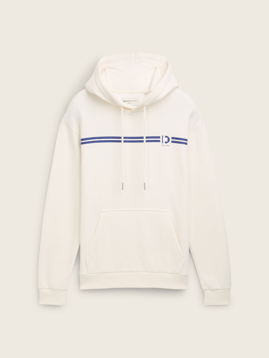 sweat à capuche imprimé