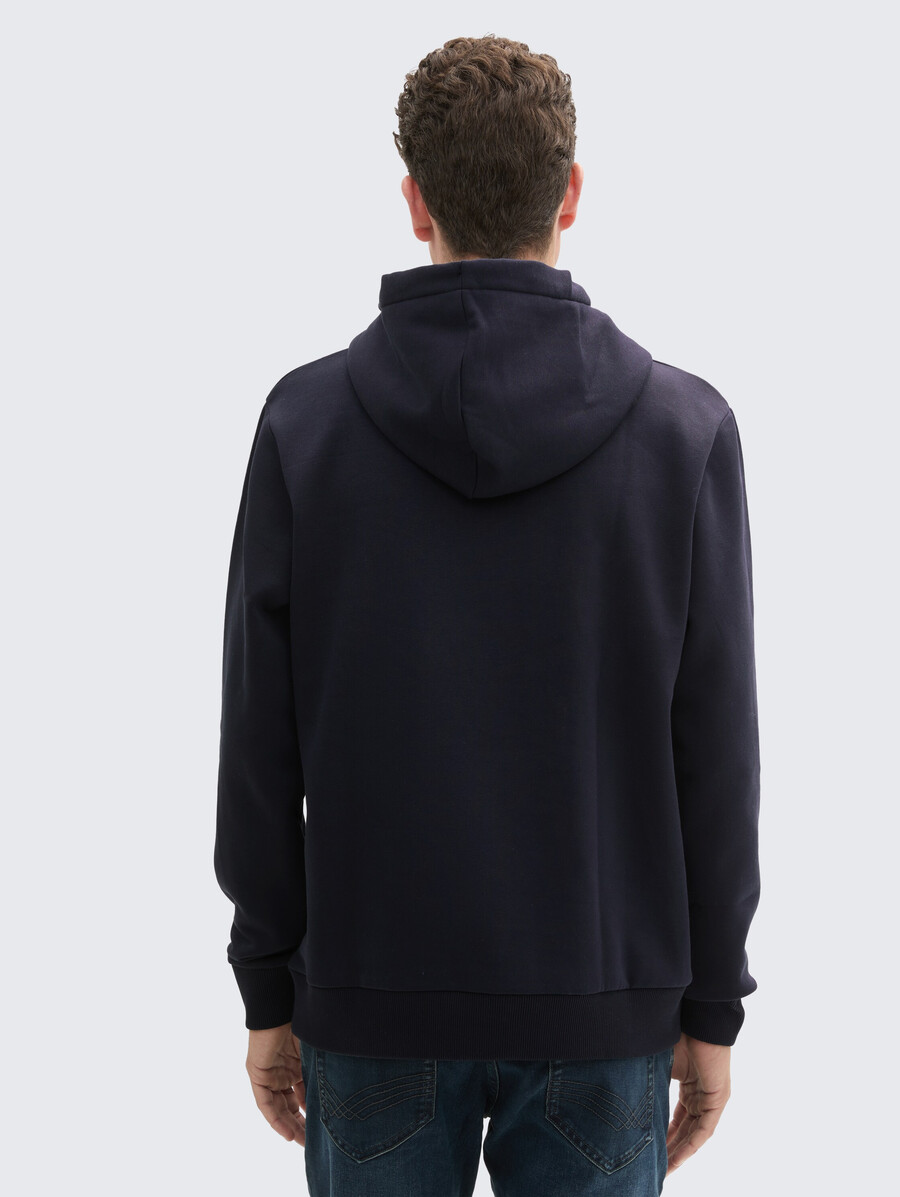 sweat à capuche imprimé avec logo