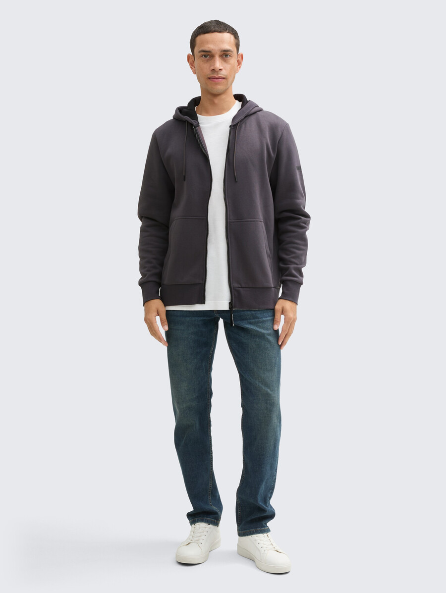 veste sweat-shirt à capuche basique