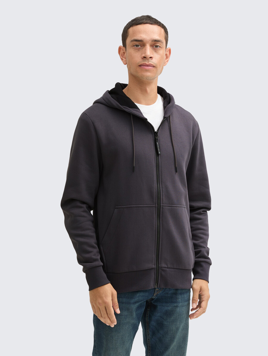 veste sweat-shirt à capuche basique
