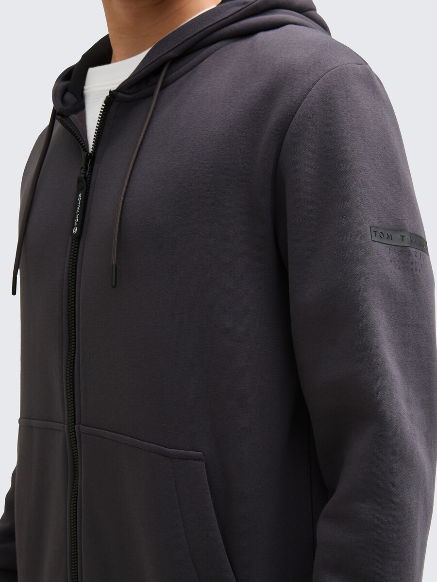 veste sweat-shirt à capuche basique
