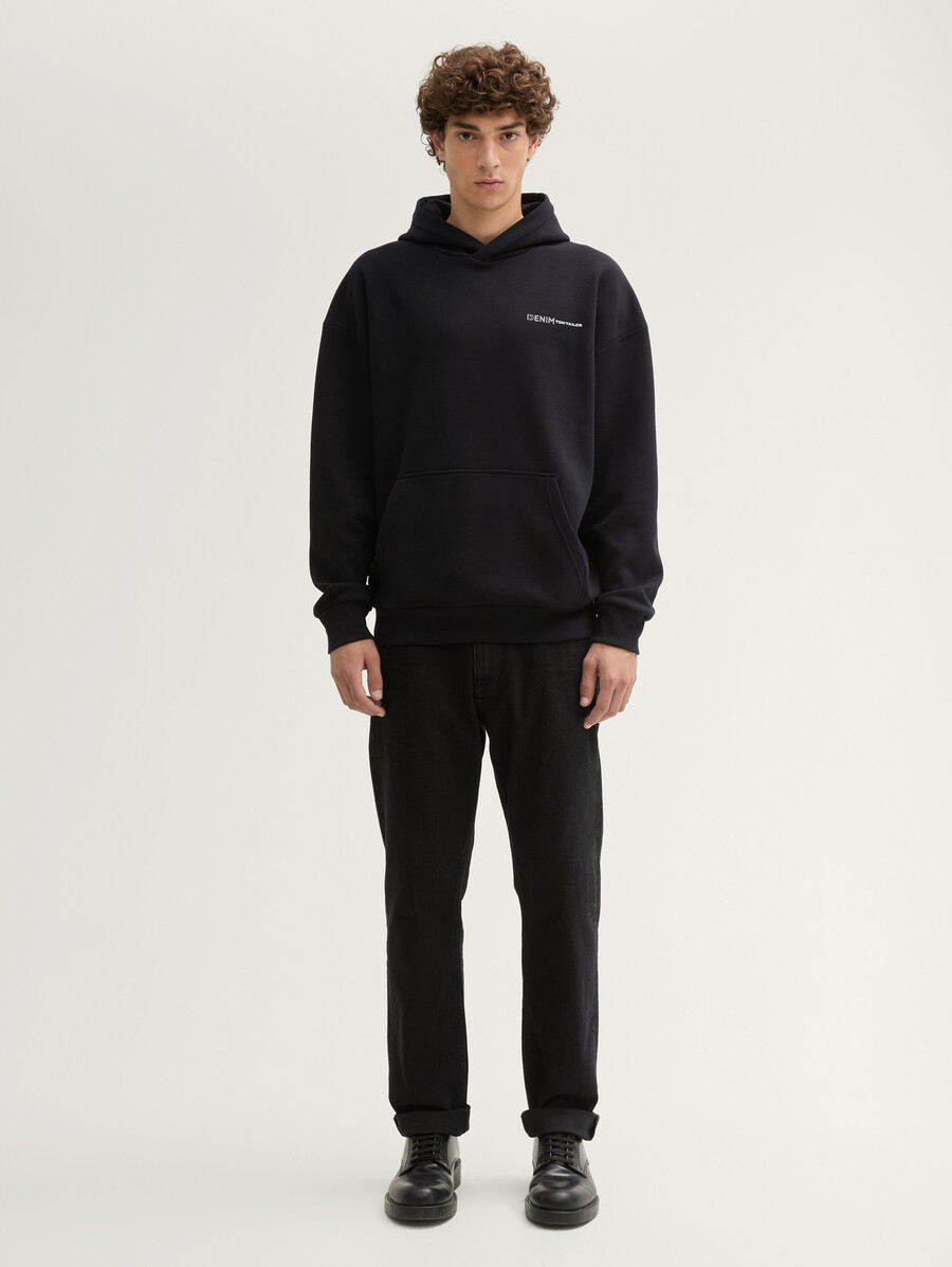 sweat à capuche imprimé