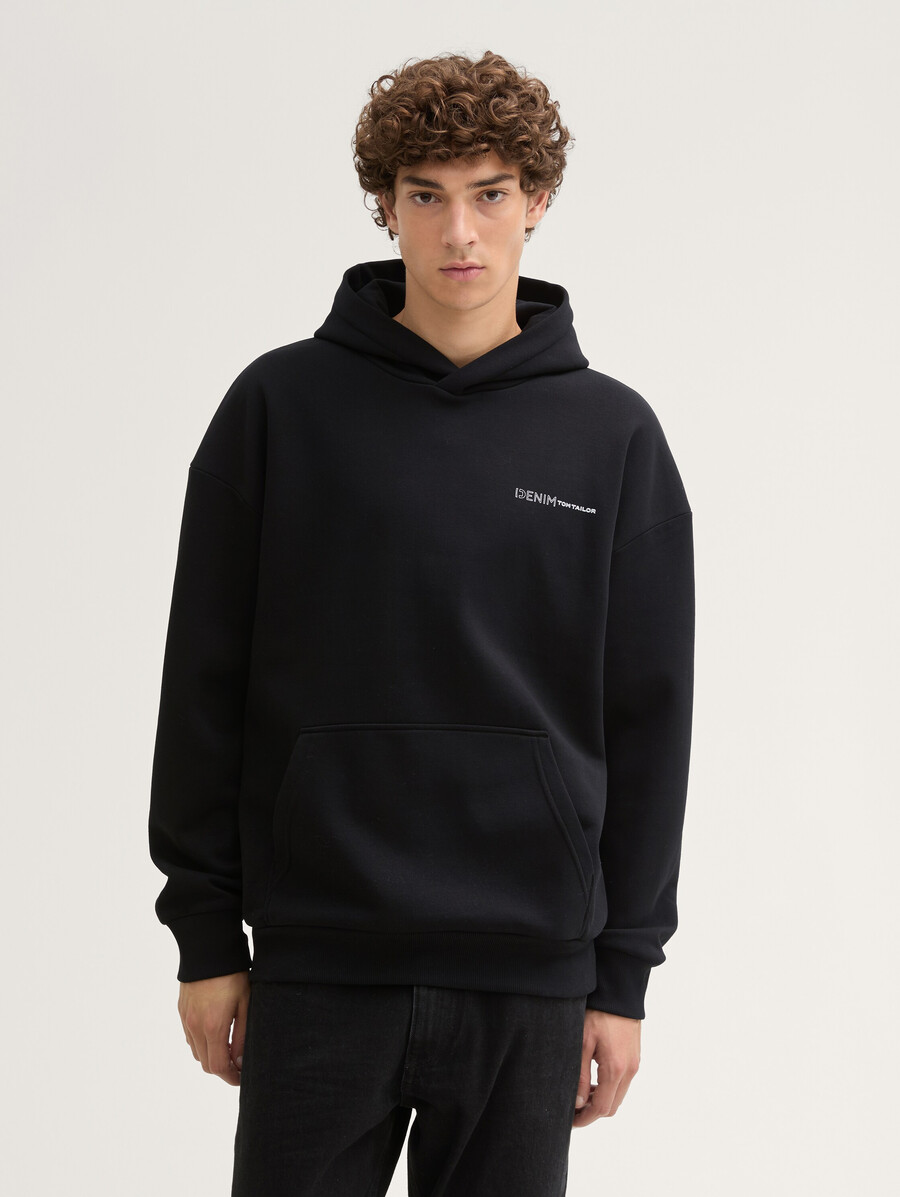 sweat à capuche imprimé