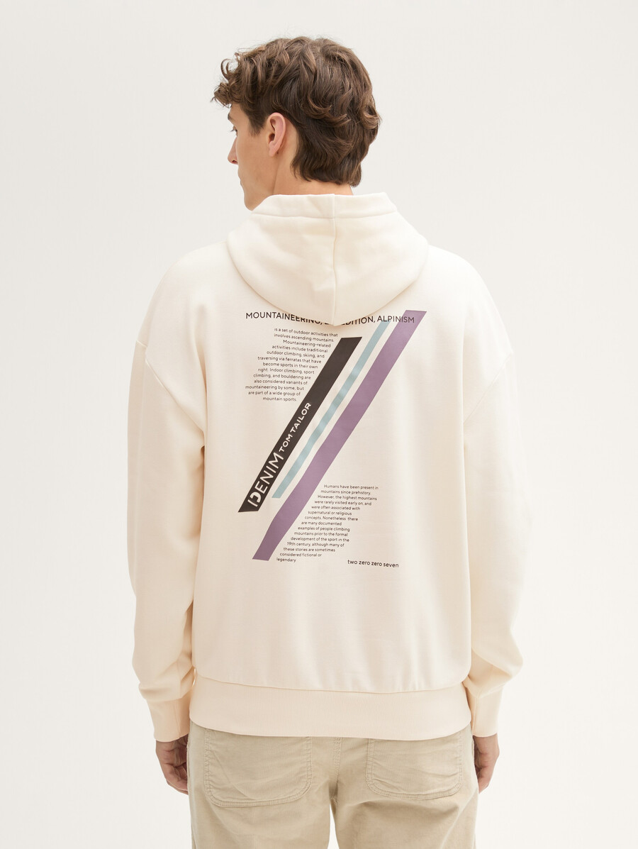 sweat à capuche imprimé