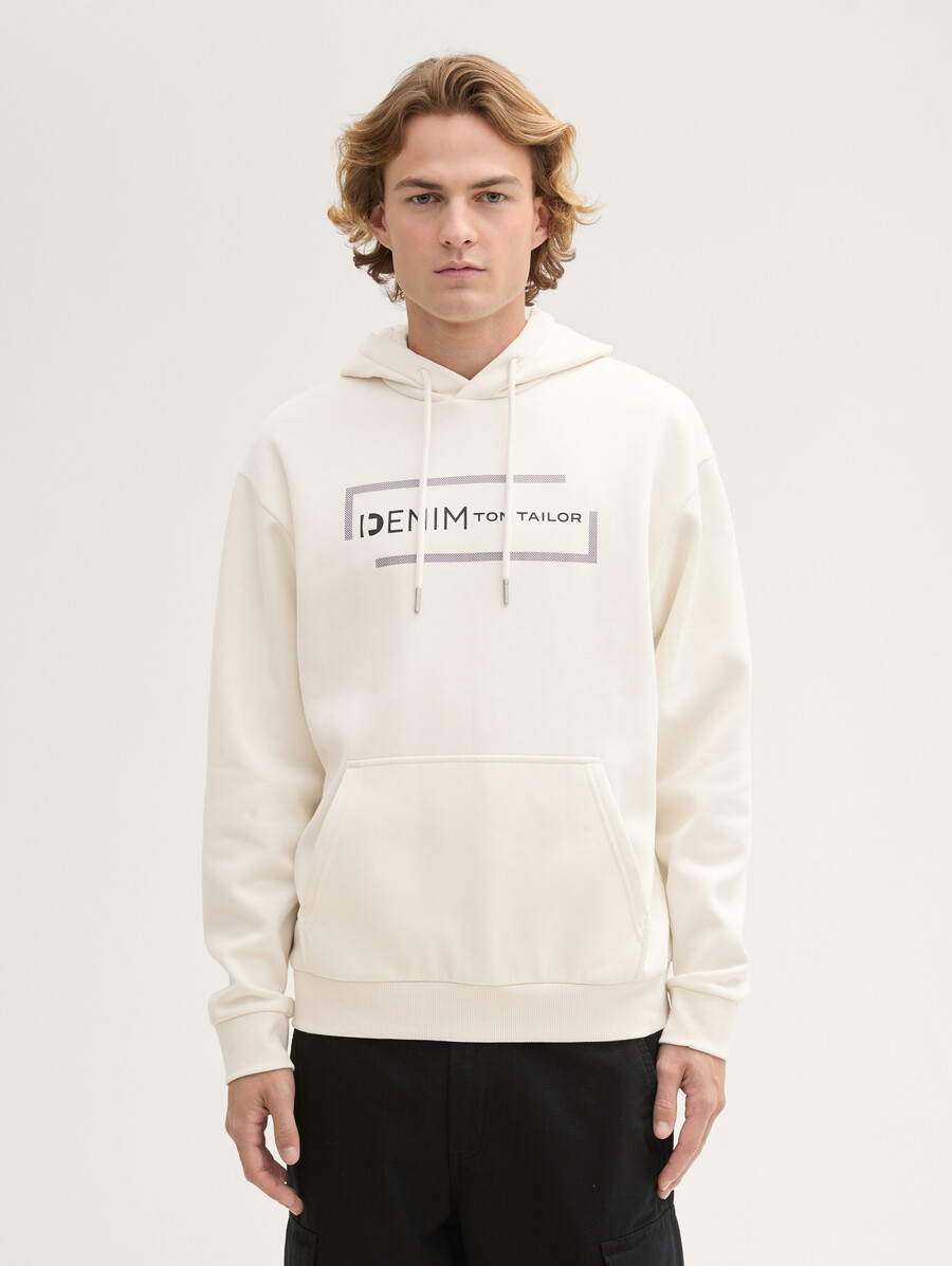 sweat à capuche imprimé