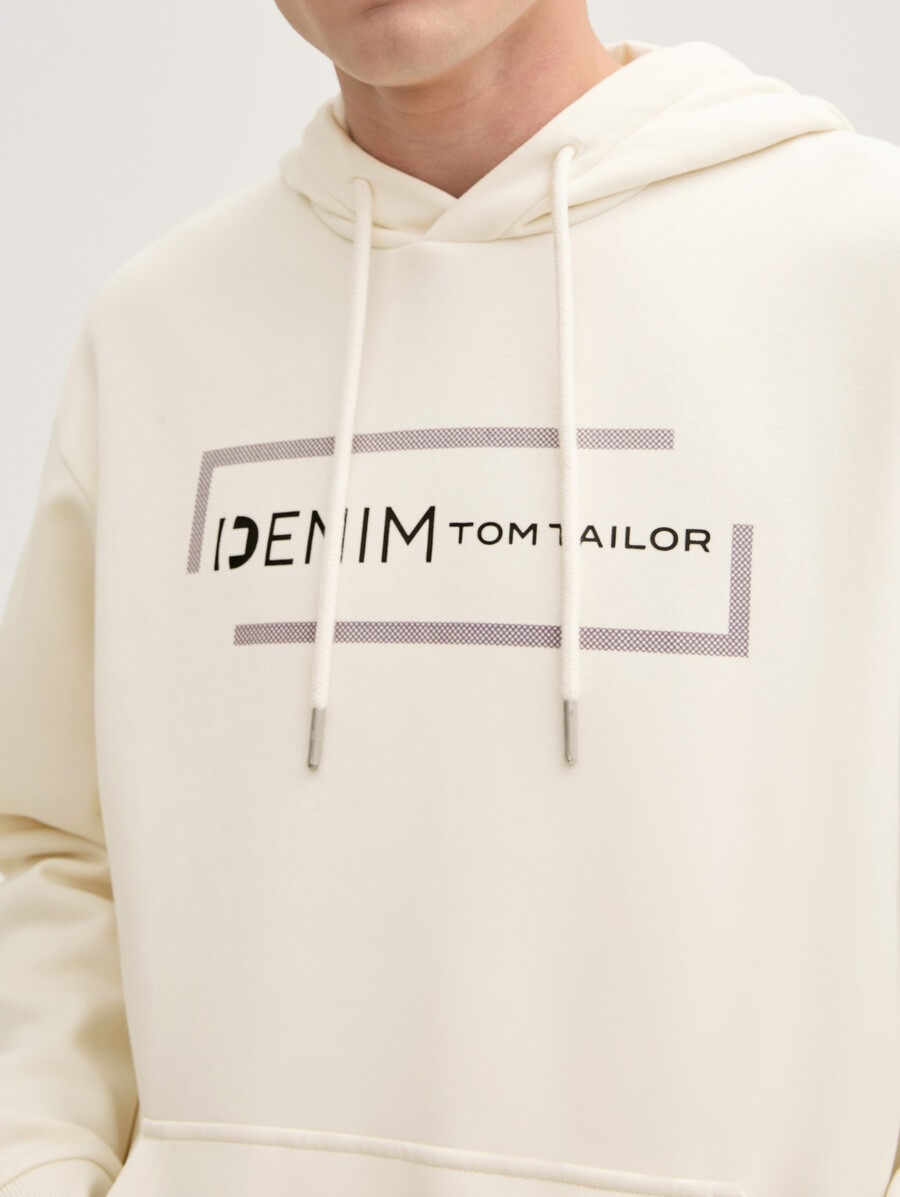 sweat à capuche imprimé