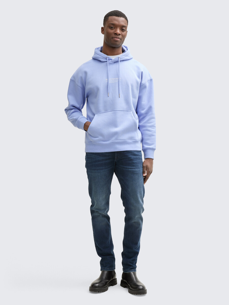 sweat à capuche décontracté avec logo imprimé