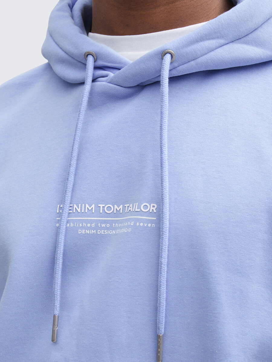 sweat à capuche décontracté avec logo imprimé