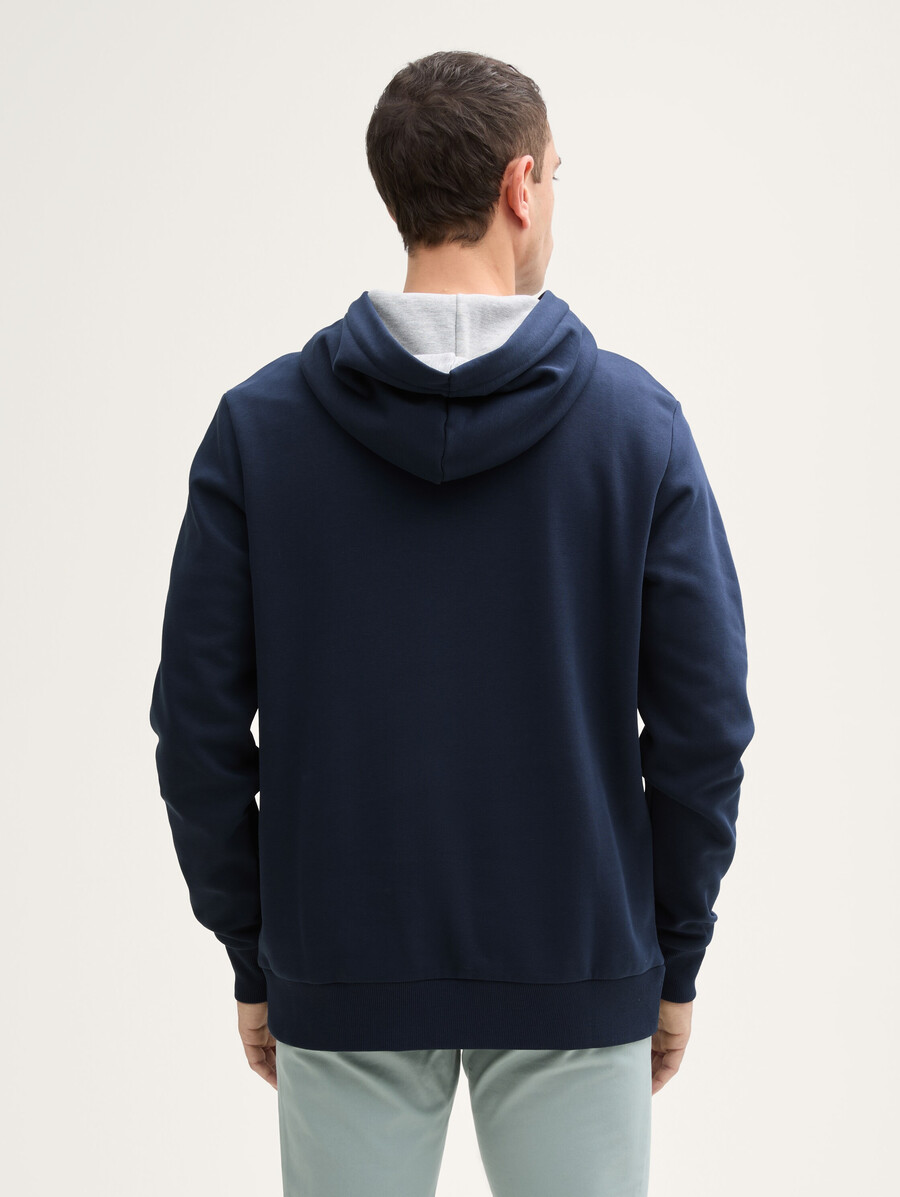 sweat à capuche imprimé avec logo