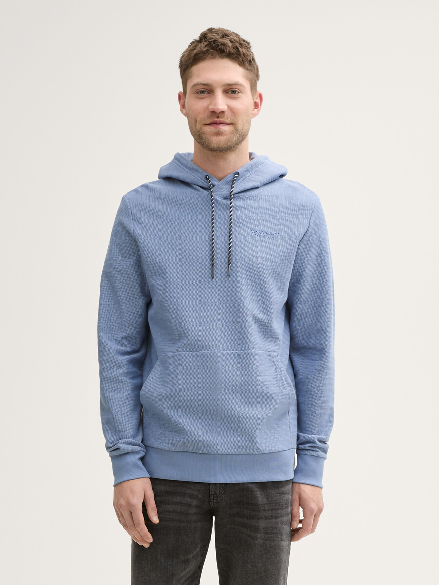 sweat à capuche en coton