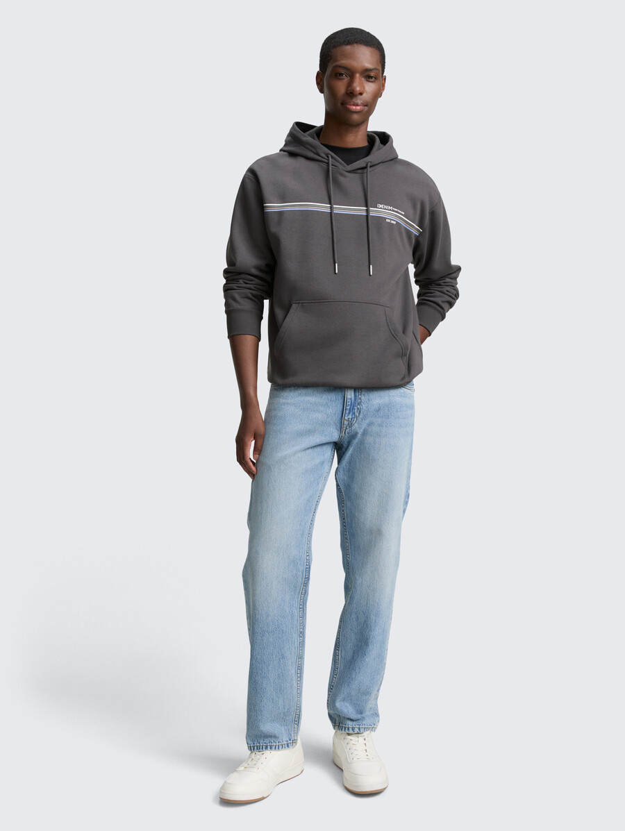 sweat à capuche imprimé