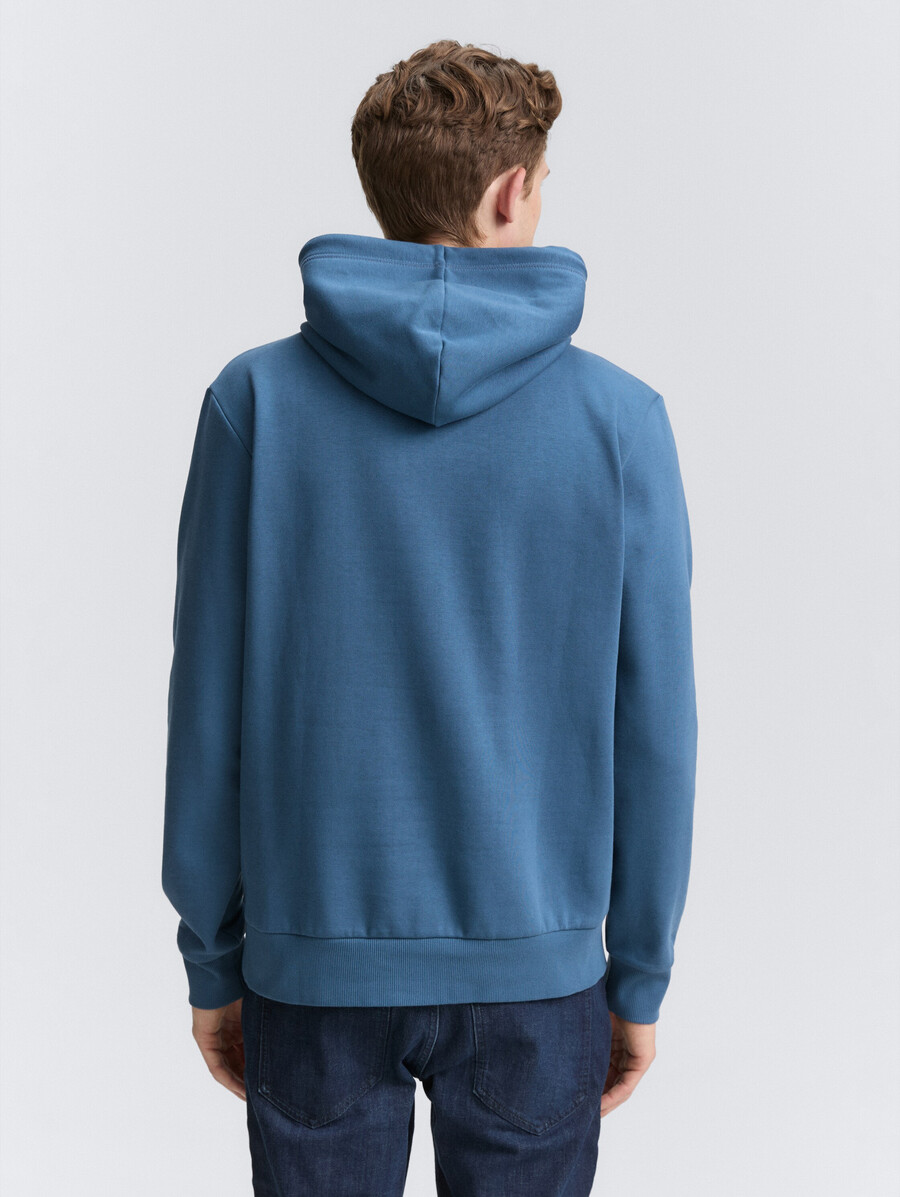 sweat à capuche imprimé avec logo