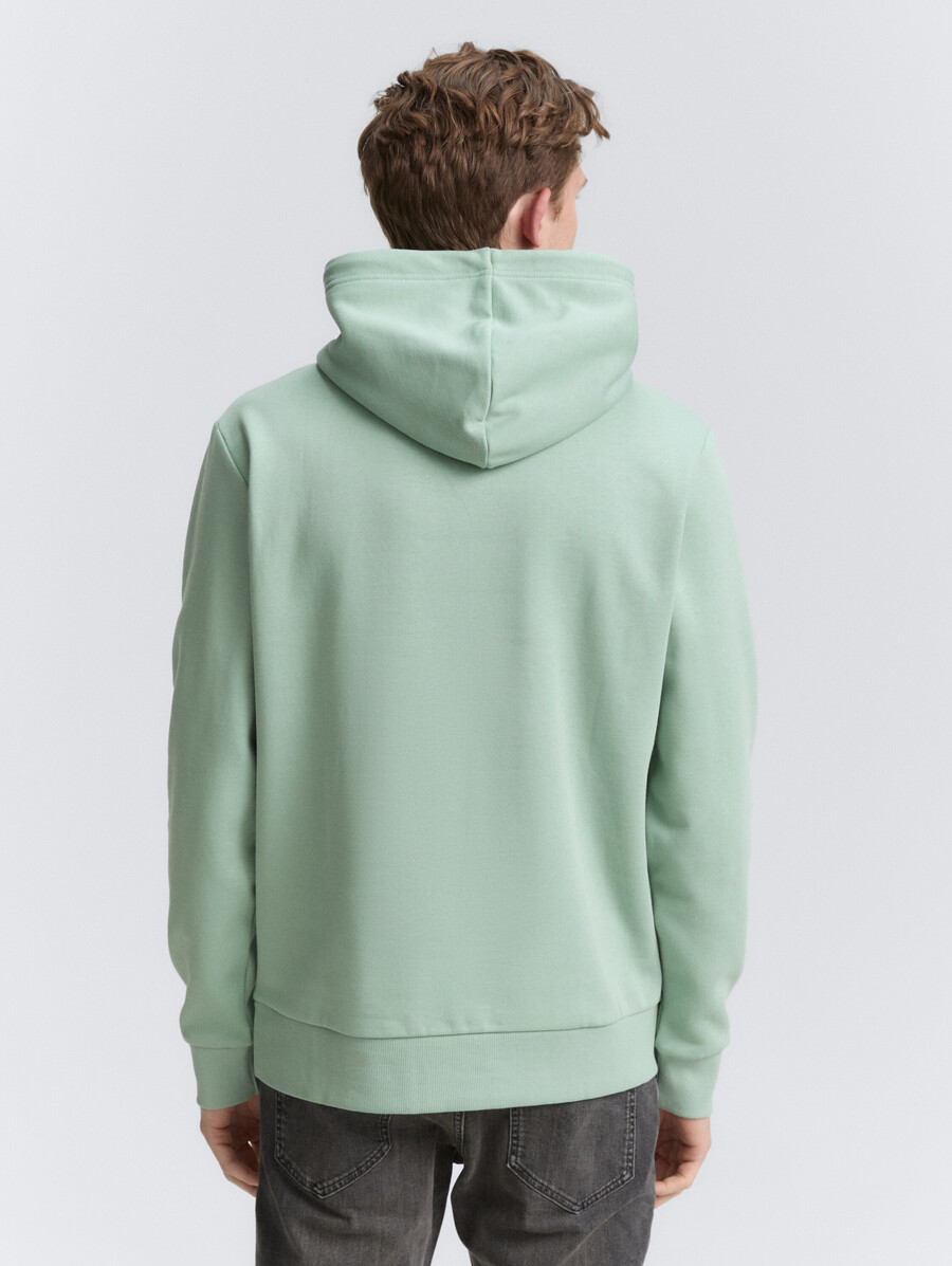 sweat à capuche imprimé avec logo