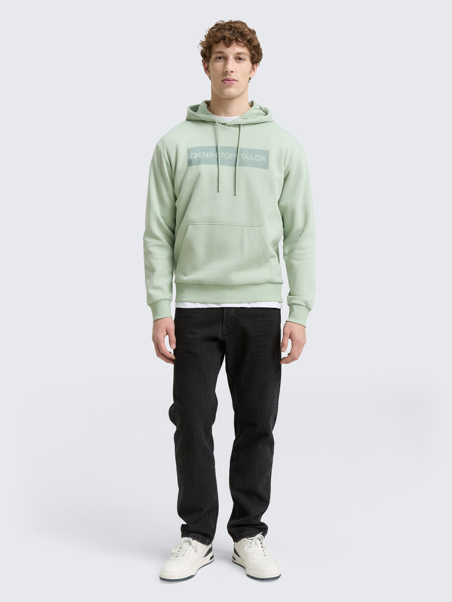sweat à capuche imprimé