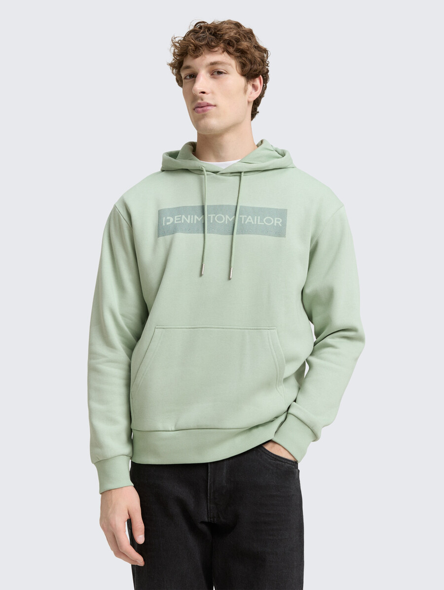 sweat à capuche imprimé