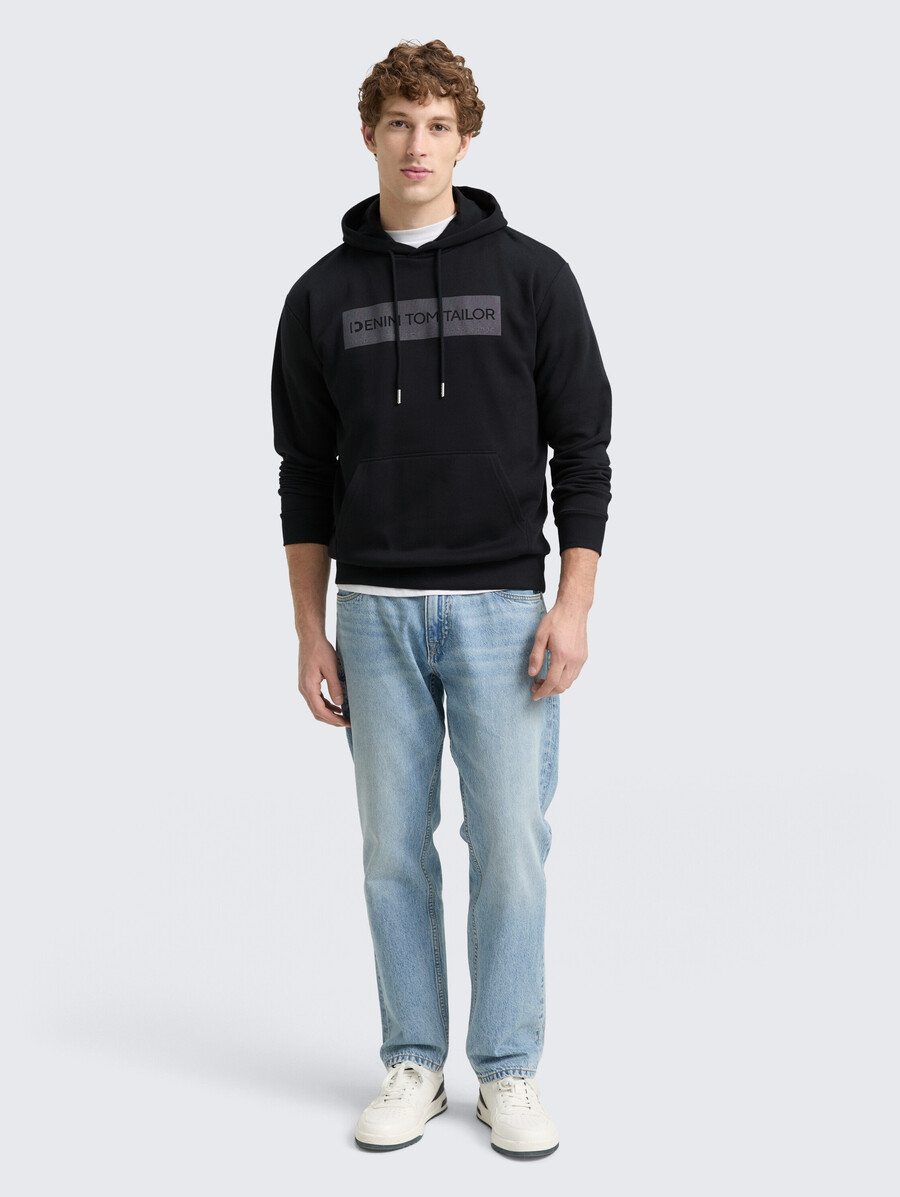 sweat à capuche imprimé