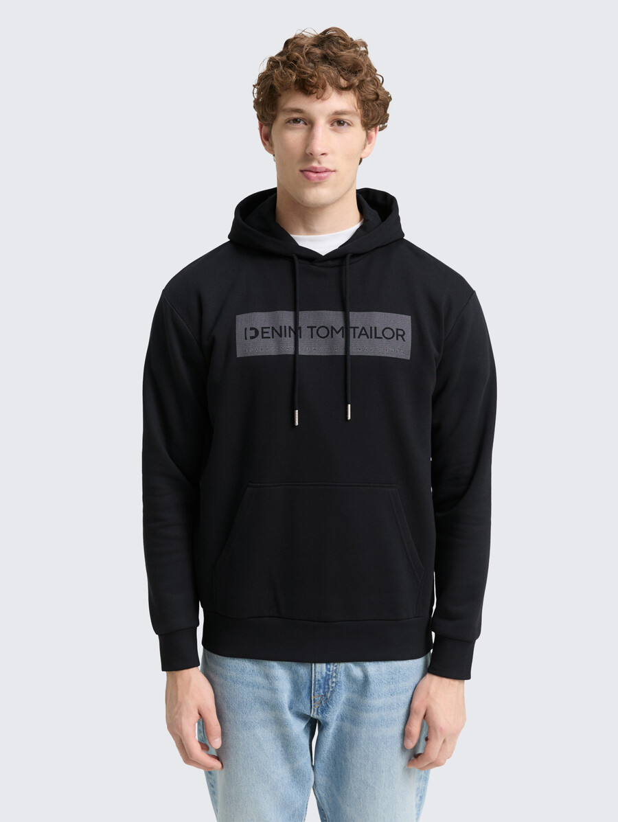 sweat à capuche imprimé