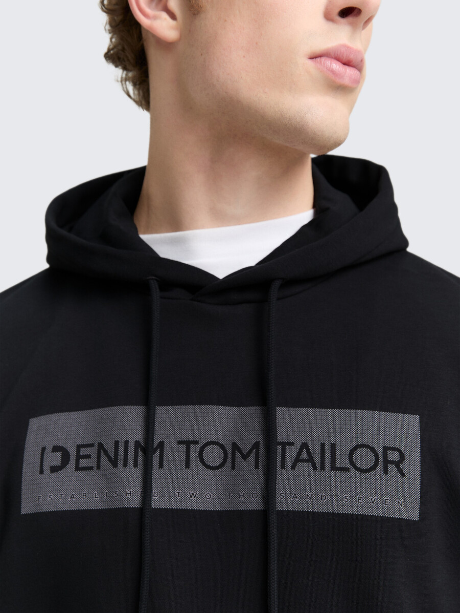 sweat à capuche imprimé