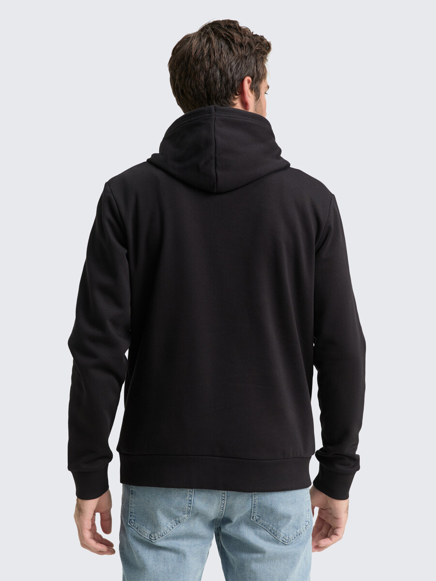 sweat à capuche imprimé avec logo