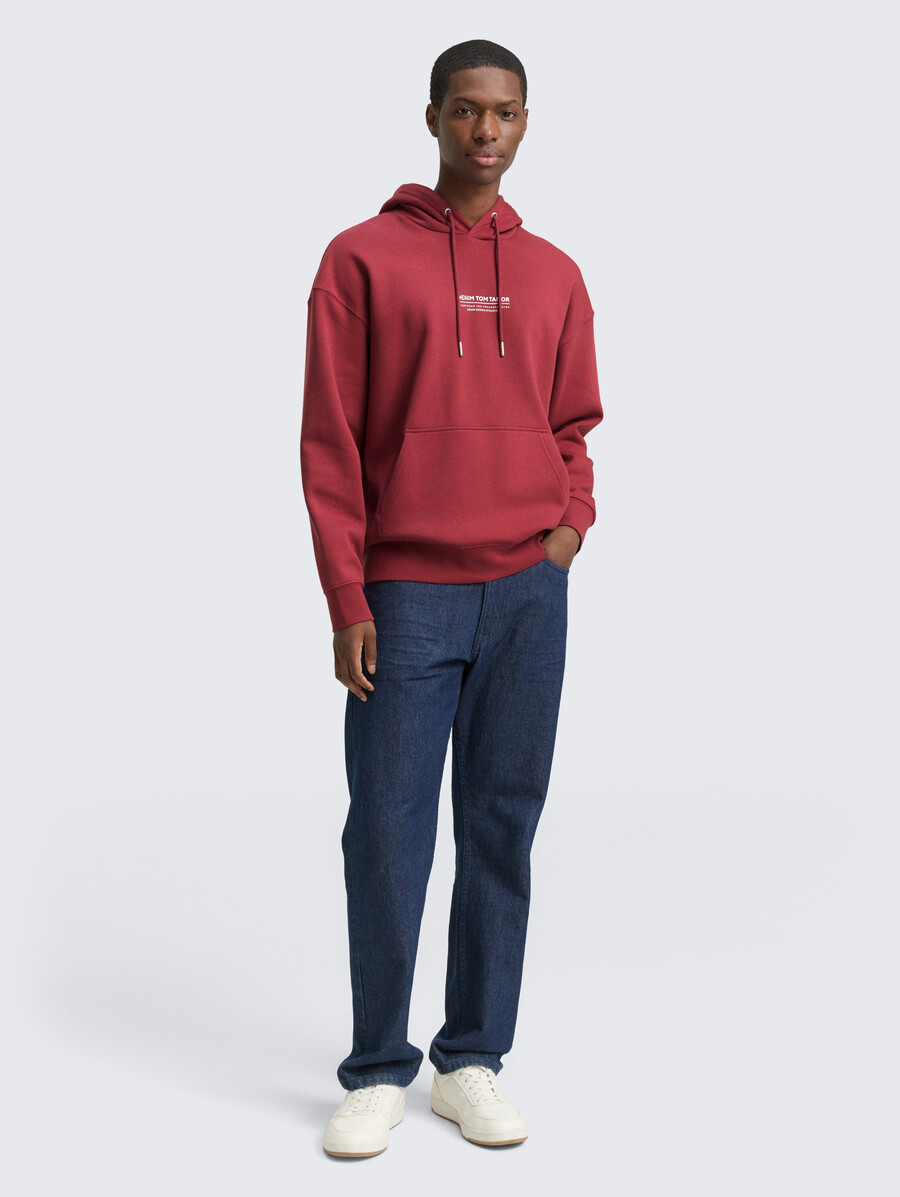 sweat à capuche décontracté avec logo imprimé