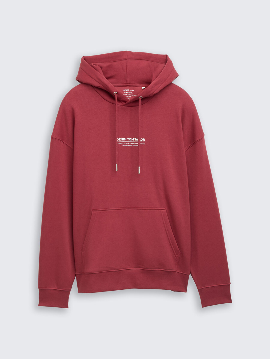 sweat à capuche décontracté avec logo imprimé