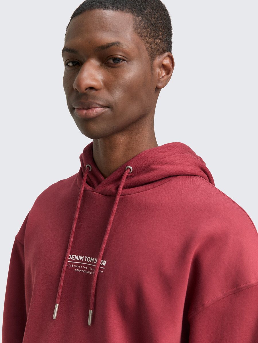sweat à capuche décontracté avec logo imprimé