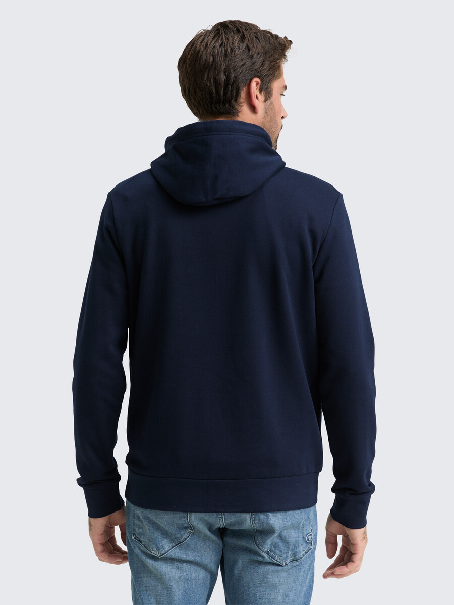 sweat à capuche imprimé avec logo