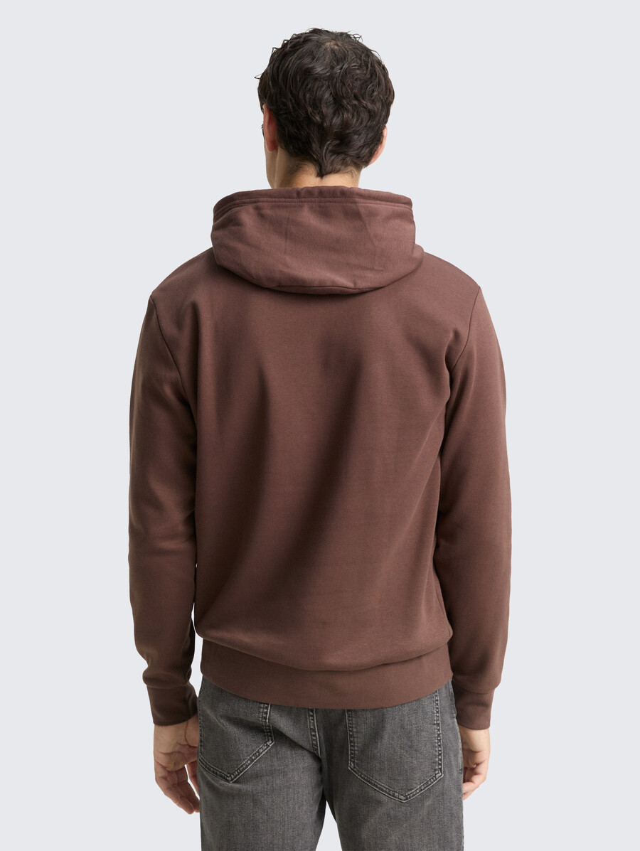sweat à capuche imprimé avec logo