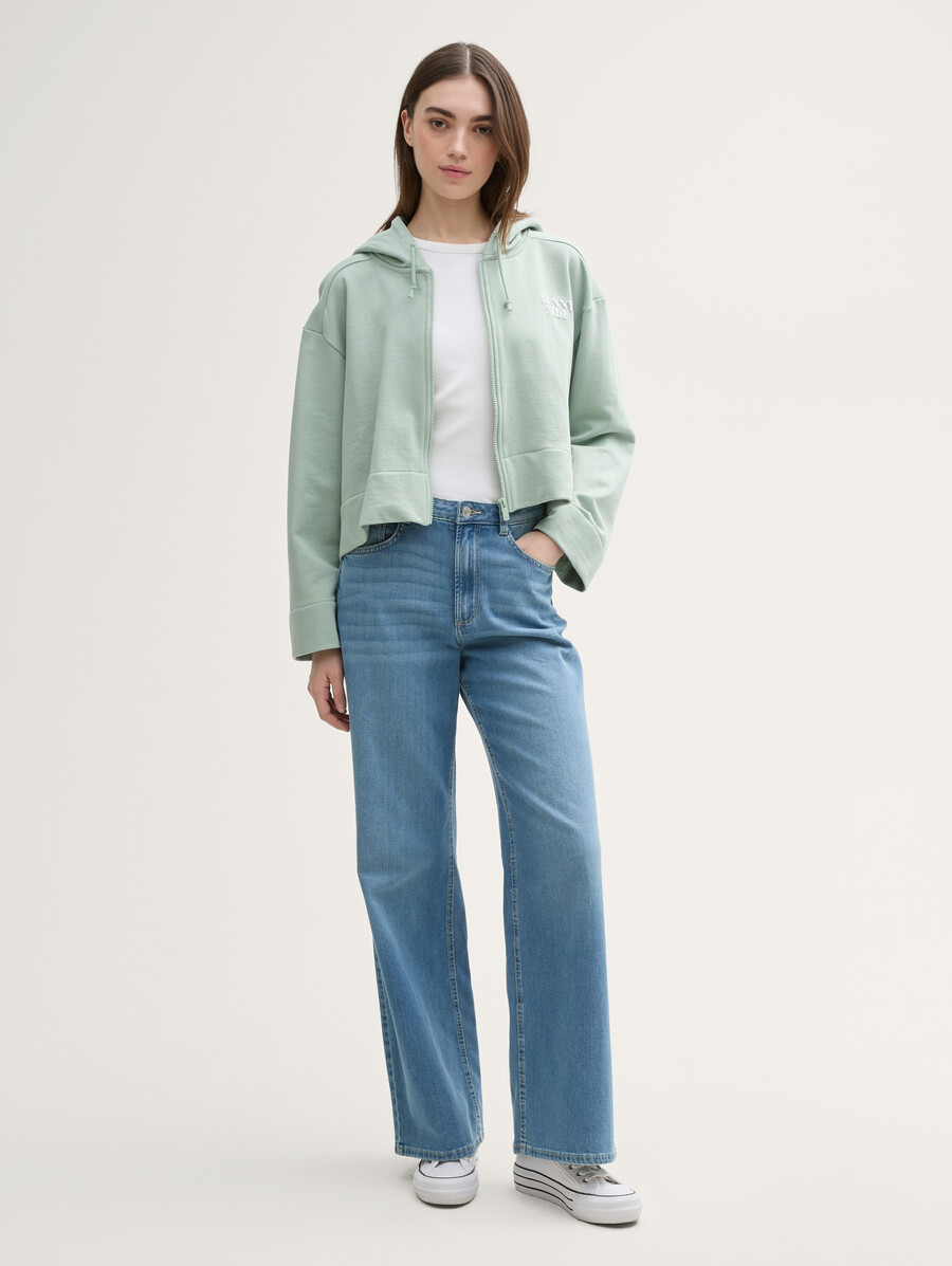 sweat à capuche oversize imprimé