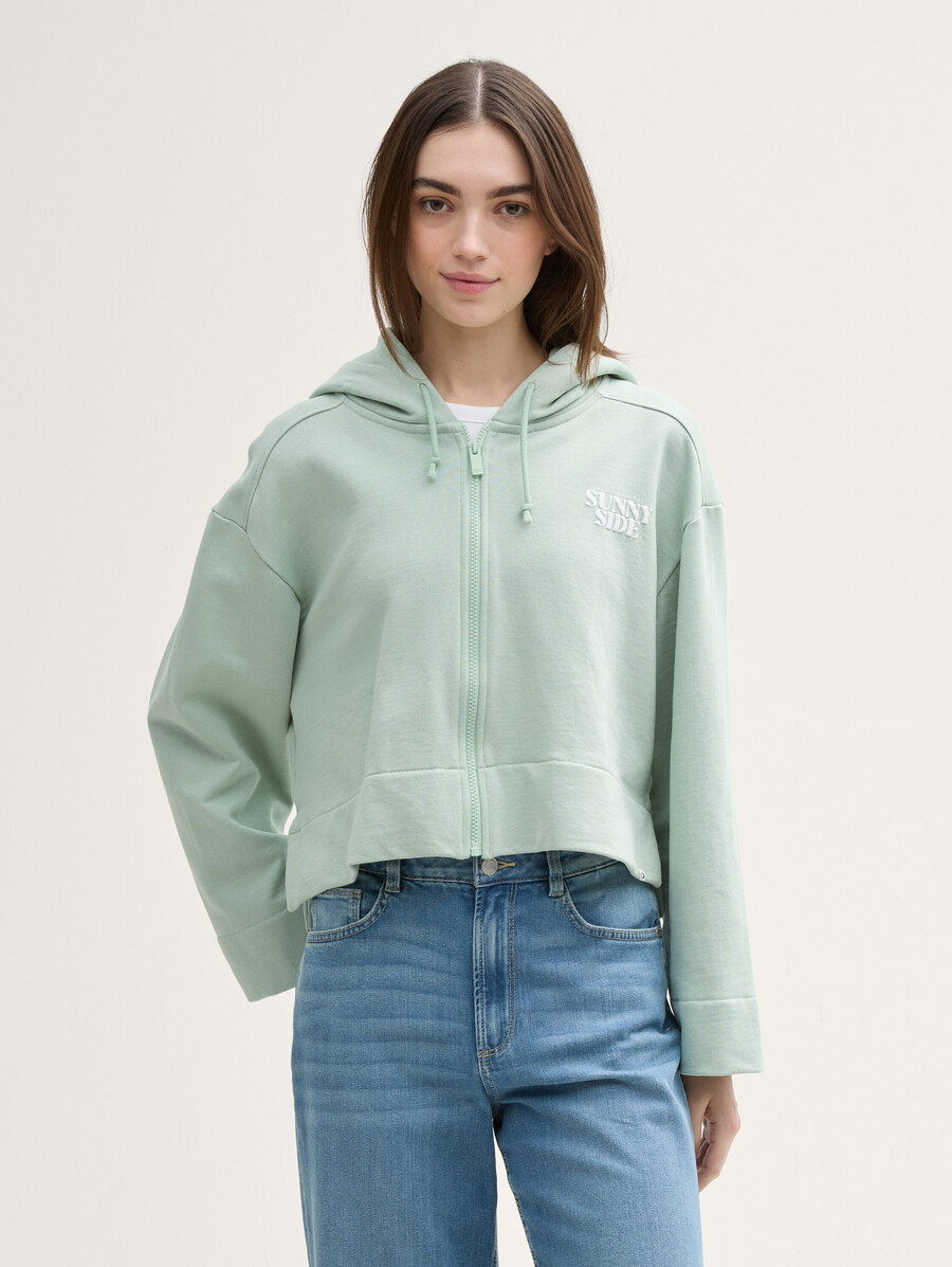 sweat à capuche oversize imprimé