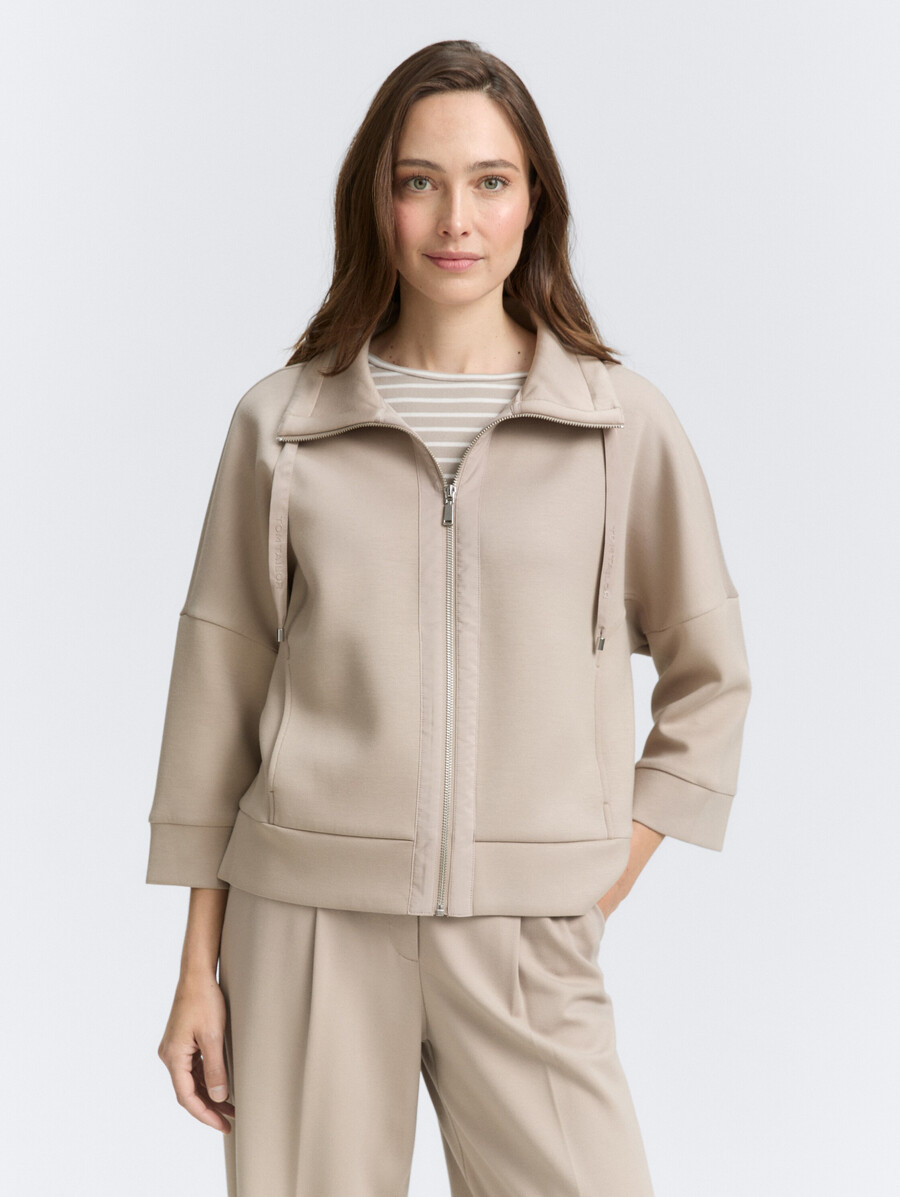 veste sweat-shirt de plongée à coupe carrée