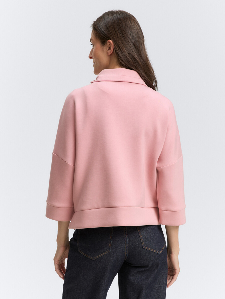 veste sweat-shirt de plongée à coupe carrée