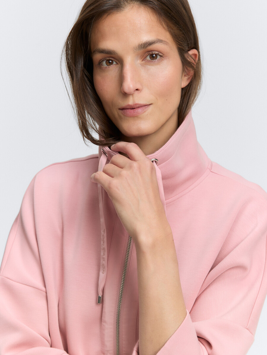 veste sweat-shirt de plongée à coupe carrée