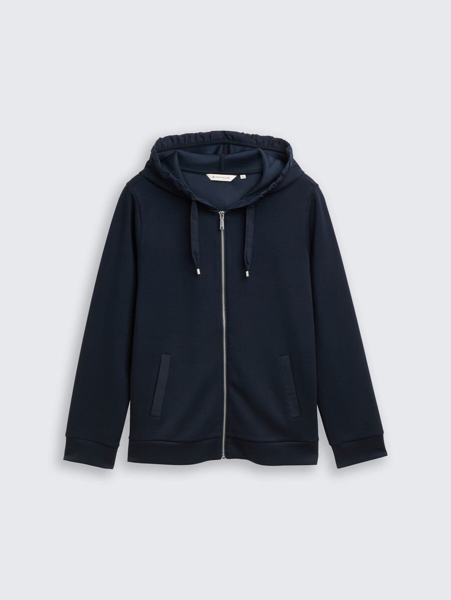 grandes tailles - sweat à capuche scuba
