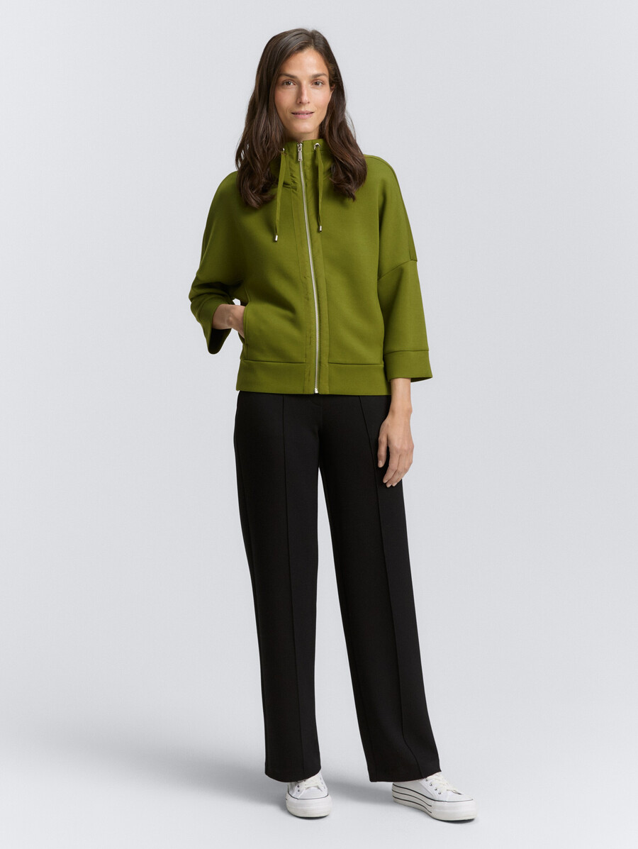 veste sweat-shirt de plongée à coupe carrée