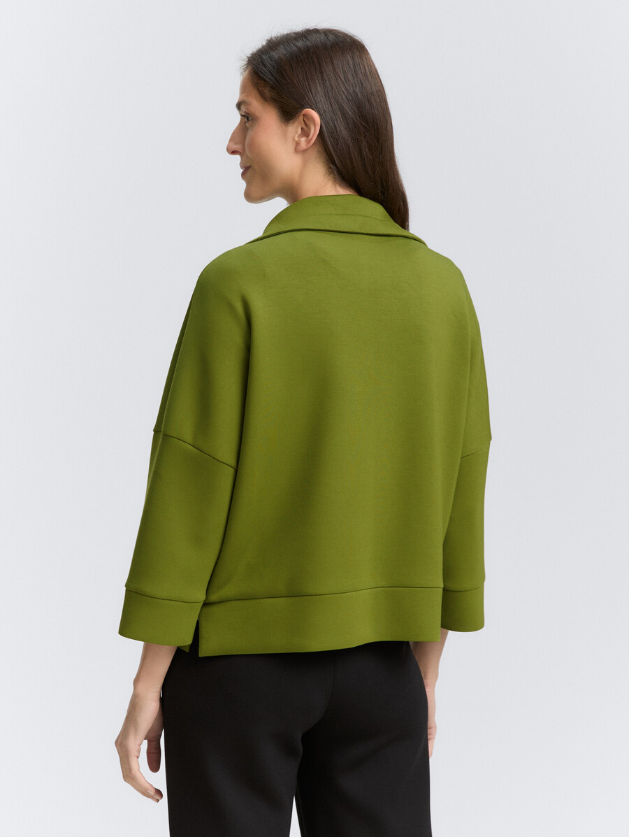 veste sweat-shirt de plongée à coupe carrée