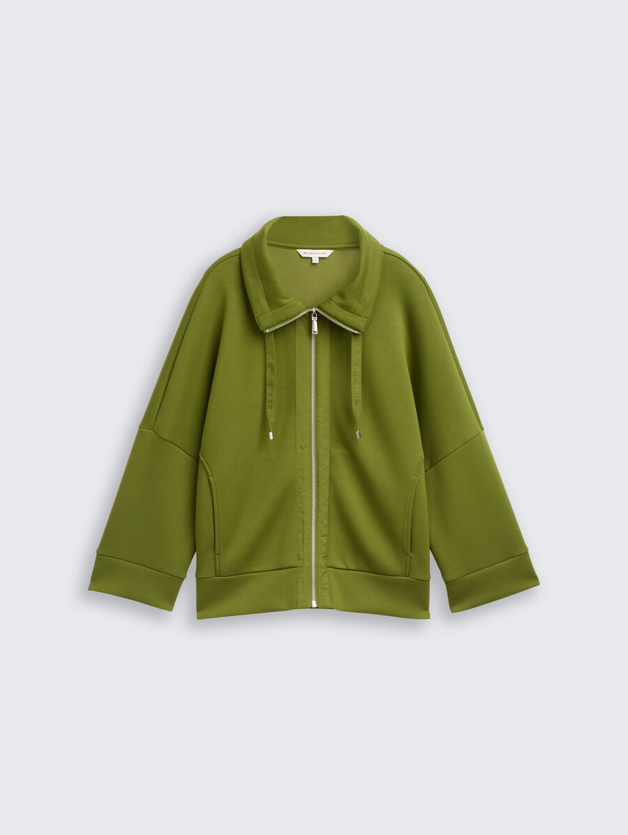veste sweat-shirt de plongée à coupe carrée