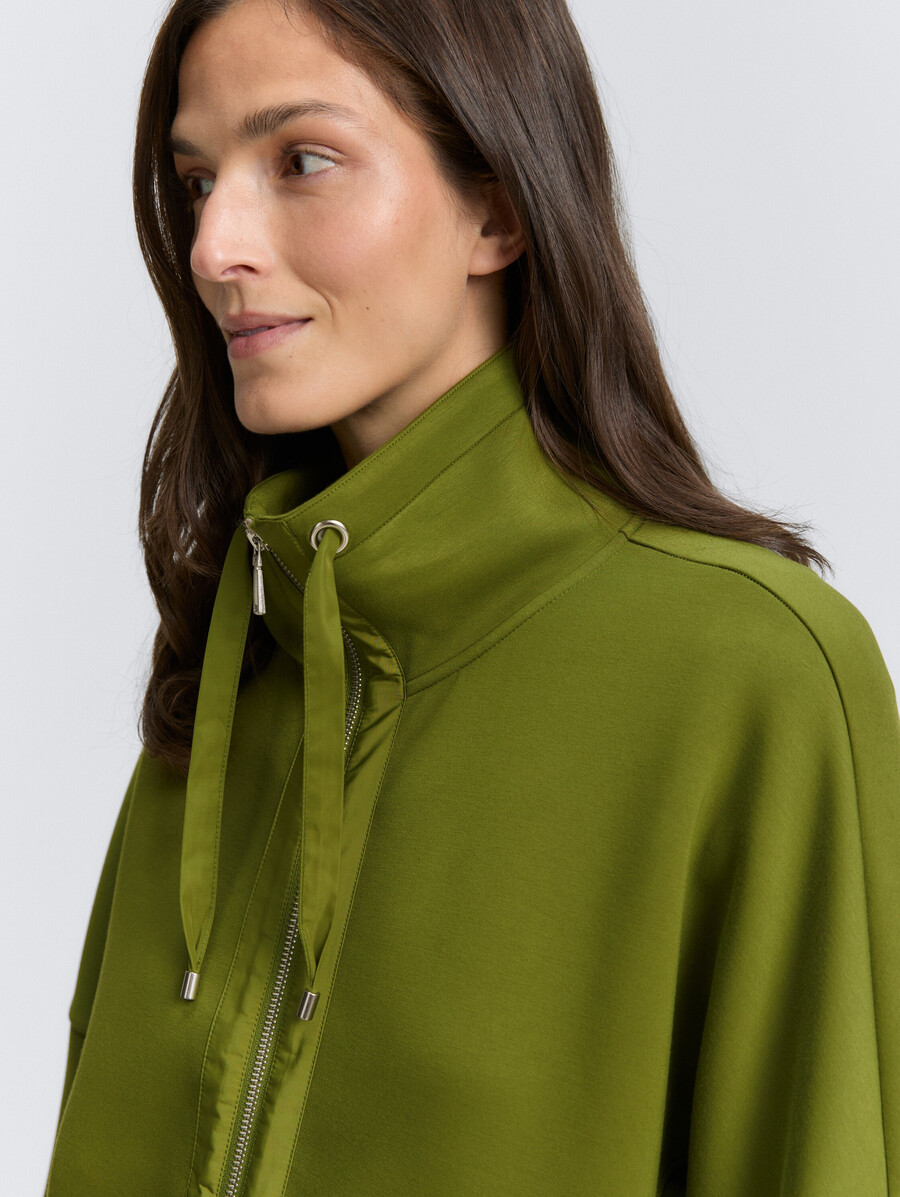 veste sweat-shirt de plongée à coupe carrée