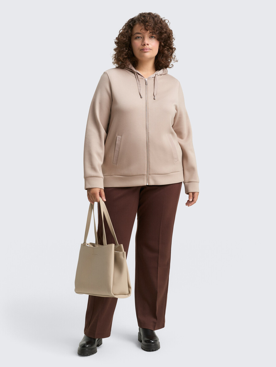 grandes tailles - sweat à capuche scuba