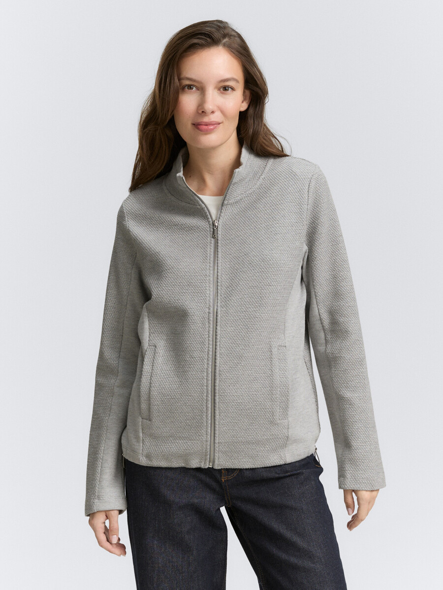veste de survêtement à col montant