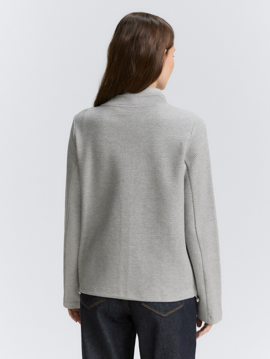 veste de survêtement à col montant