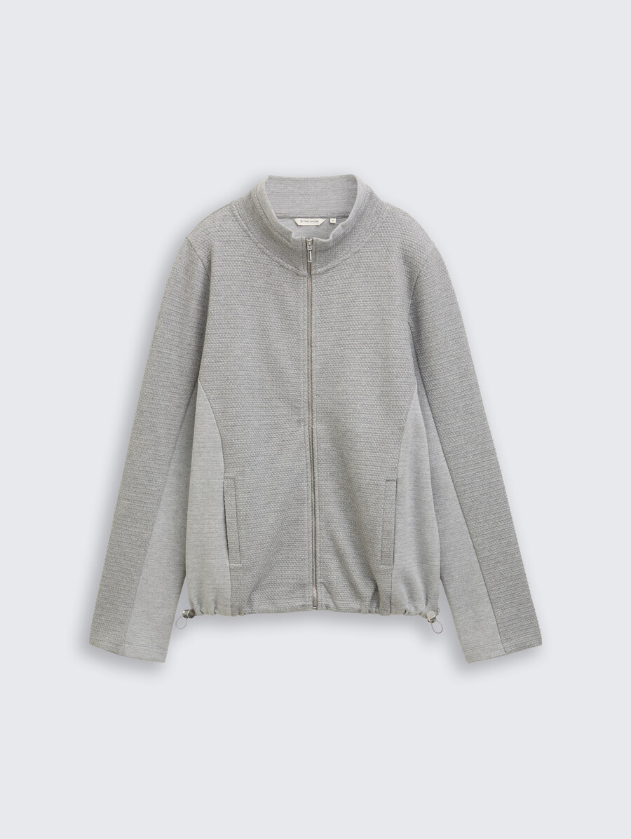 veste de survêtement à col montant