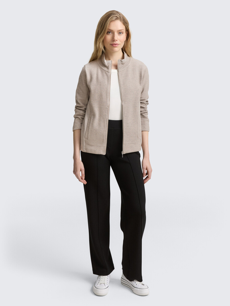 veste de survêtement à col montant