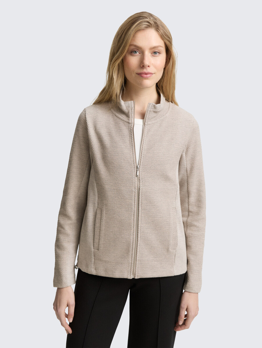 veste de survêtement à col montant