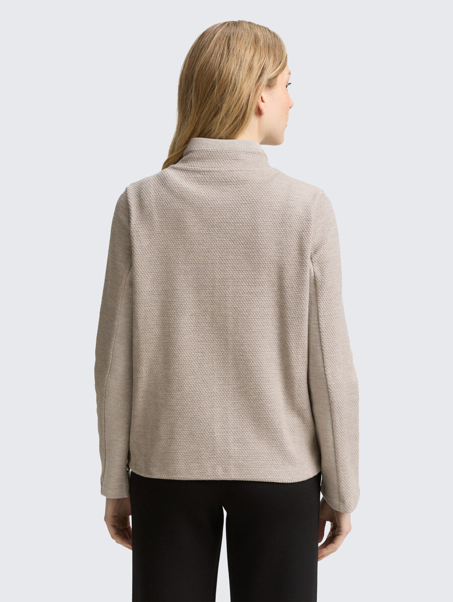 veste de survêtement à col montant