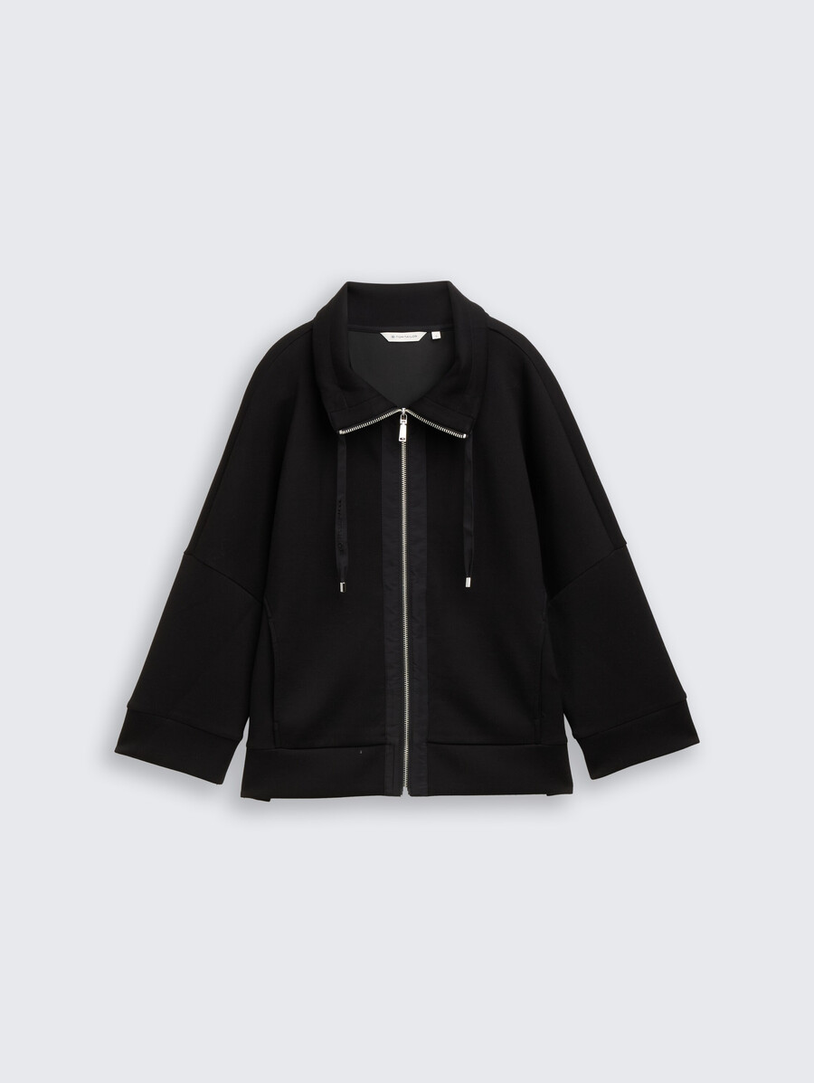 veste sweat-shirt de plongée à coupe carrée